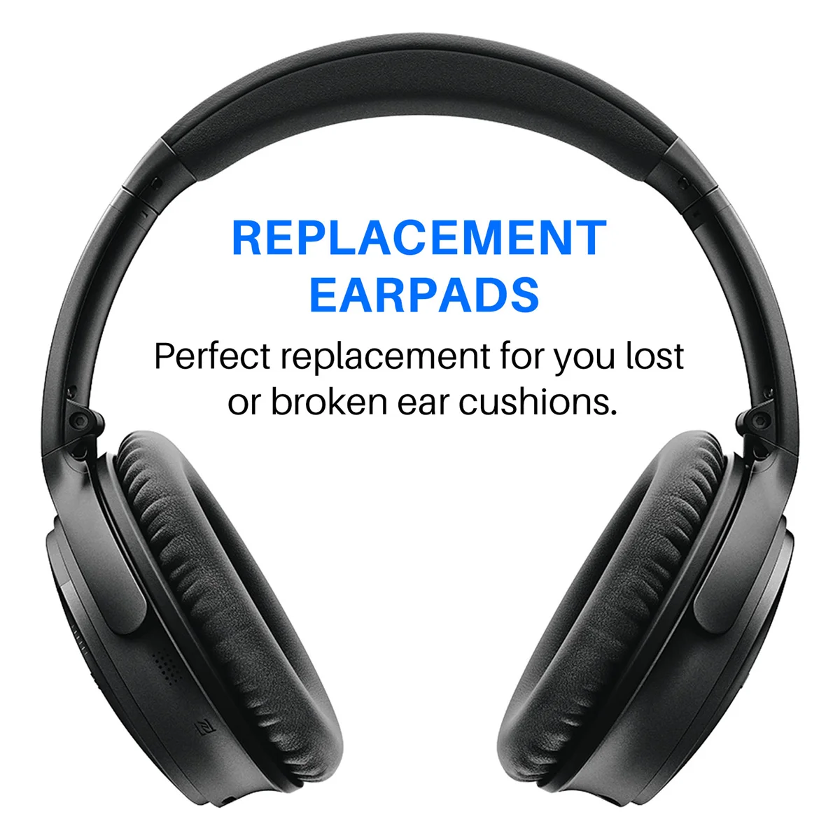 Remplacement Oreillettes Ear Pad Mousse Ear Pad Mousse à mémoire de forme Remplacement Oreille Coussin pour, AE2-W oco. Noir