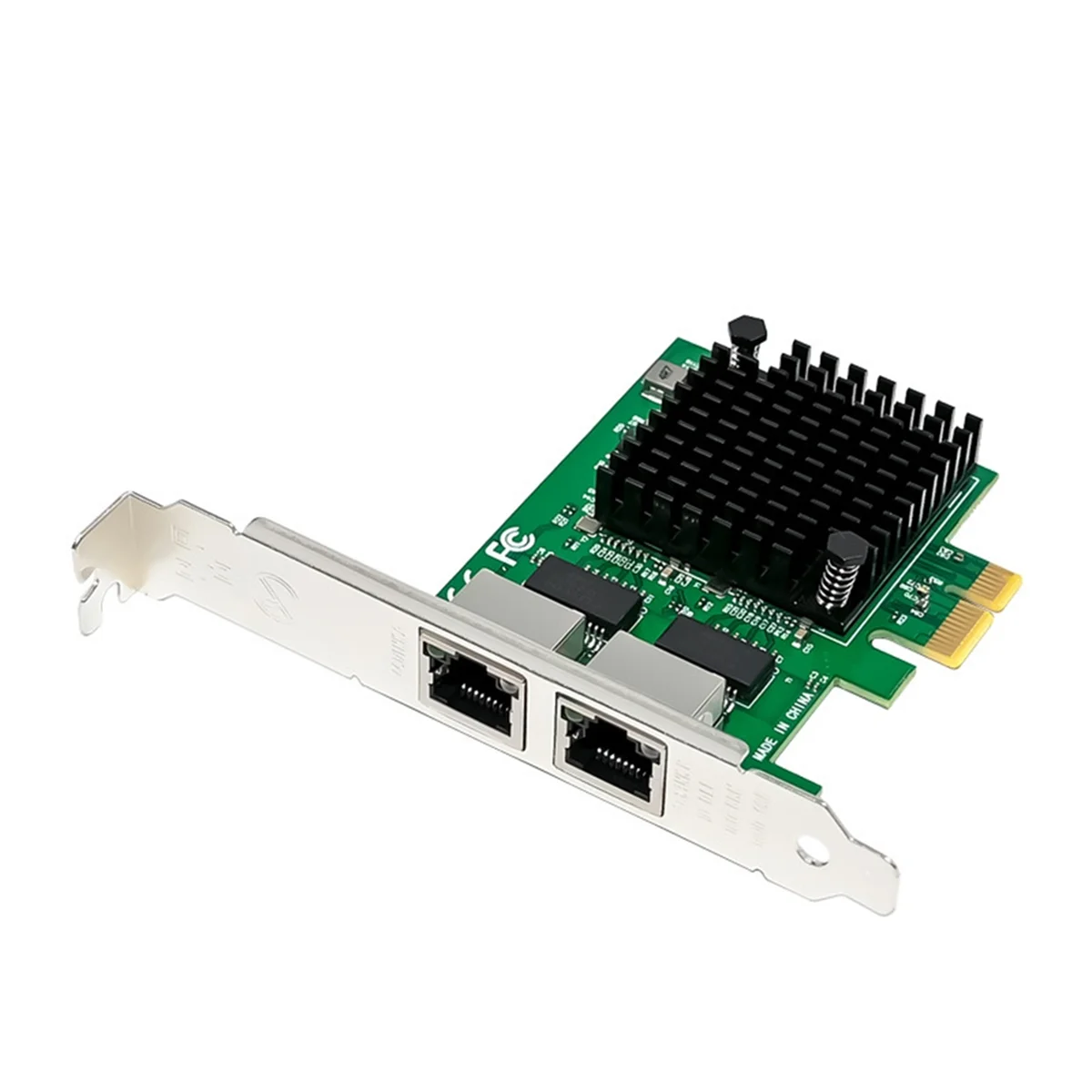 

NEW PCI-E X1 2.5G Server Network Card Dual-Port Gigabit Network Card I225-V Ethernet Controller Dual-Port 2.5GbE RJ45 Ports