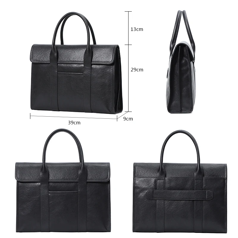 Sac à Main de Luxe en Cuir group pour Homme, Fourre-Tout Décontracté, pour Ordinateur Portable, Nouveau Design, 2022