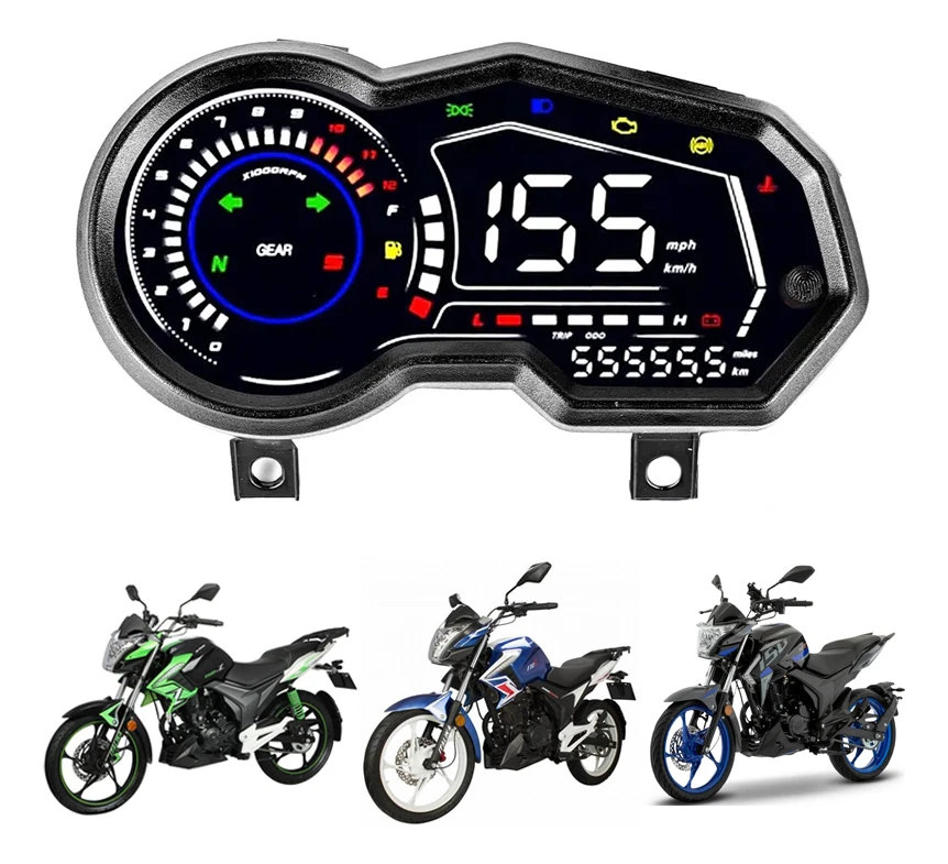 

New LED Multi-Functional Digital Instrument Panel For Motorcycles Waterproof For Italika 150z 150sz 170z 150sz