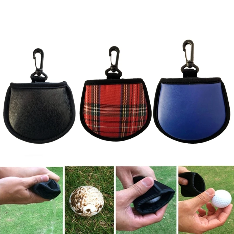 Tas Pembersih Bola Golf Saku Pencuci Bola Golf Tahan Air Saku Pencuci Bola Golf Dropshipping