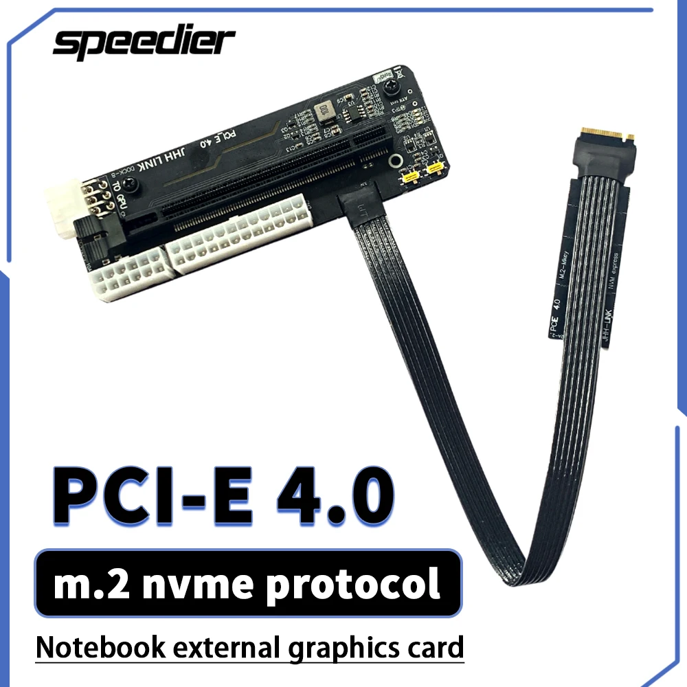 

R43SG Upgraded GEN4 M.2 M-key to PCIe x16 4.0 for NVME Graphics Card Dock for TB 3 4 USB4 HDD Enclosure