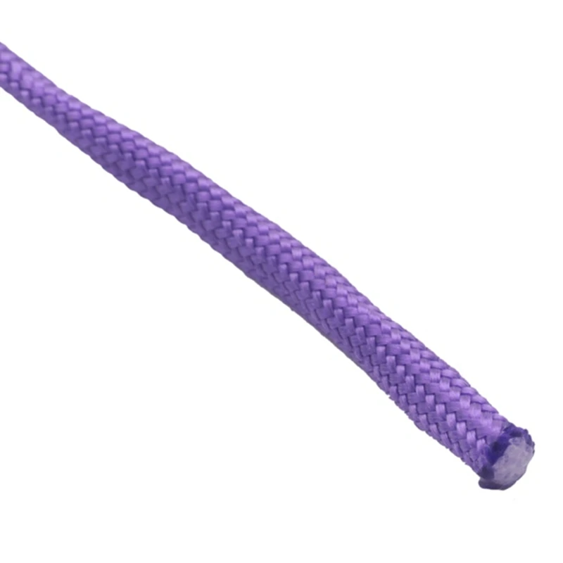 Outdoor Tent Pull Rope Parachute Rope Paracord 550 Falling Cord 7 Core For Groin Iwano Silk Purple 50 English Scale