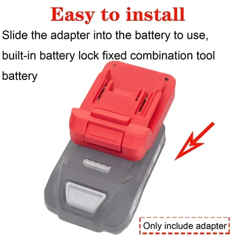 Adapter/Converter for Makita 18V Li-ion tools to Ferrex Aldi Energy 20V Li-ion Battery Adapter Power Tool Accessory