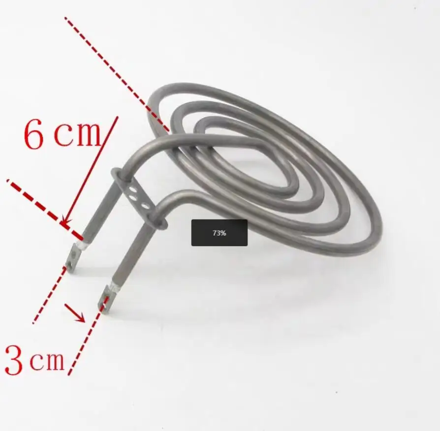 Oven Parts Loopy 4 -Circle Loopy Heating Tube 220V 1340W