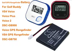 Batería de 280mAh para telémetro GPS VS4, dispositivo de mAh, para VS4 Voice, Voice Plus, Voice 2, DSC-GB900