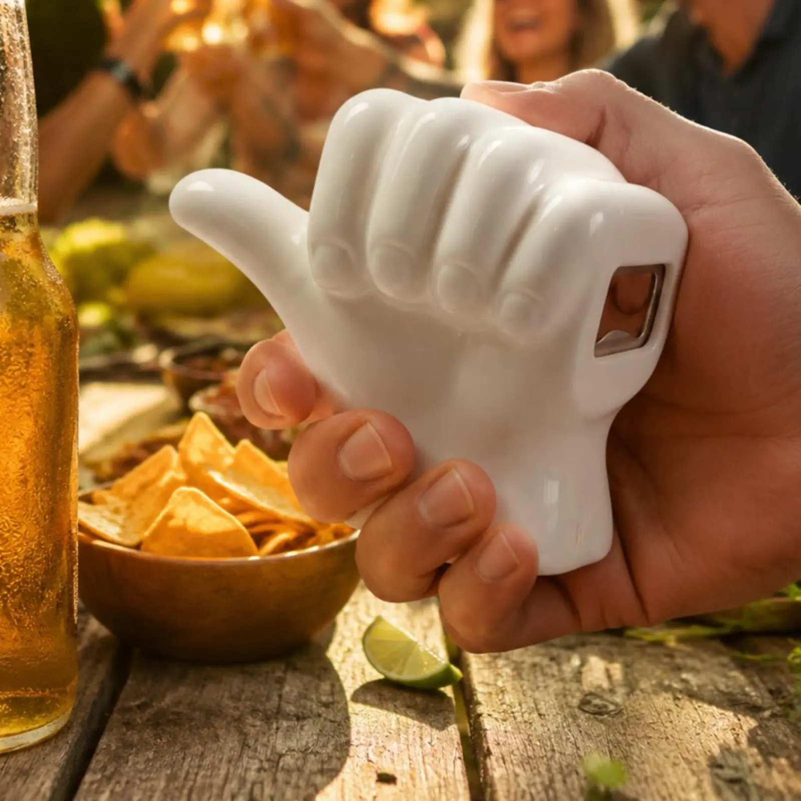Thumb Bottle Opener Desktop Decoration Attractive Bottle Opener Bar Tool Easy Pickup Home Gadget Handseffortless Opening