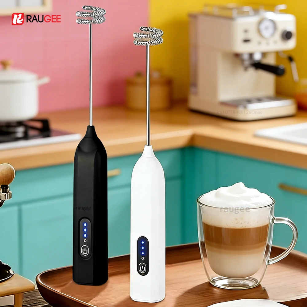 

Milk Foamer Blender Wireless Handheld Coffee Milk Mixer Mini Frother Maker For Cappuccino Electric Handheld Stirrer Milk Frother