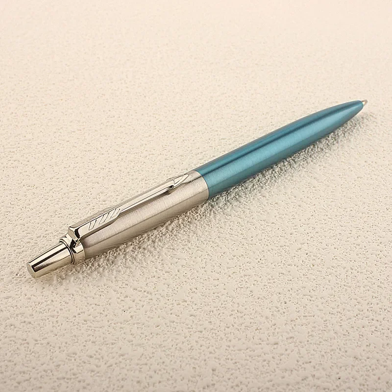 1Pcs Metal Ballpoint Pens Automatic Ball Pen G2 Refill Blue Ink for School Office Stationery Supplies Writing 0.7mm