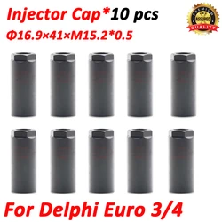 10pcs Injector Protection Cap 9308-002F 9308-002D Nozzle Nut 9308-002E 9308-002C For Delphi Euro3 Euro4 A6640170121 33800-4X450