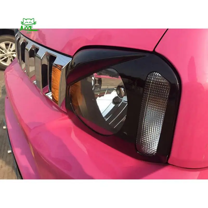 

A22E-Lamp Hoods Stickers Car Headlight Light Lamp Cover Garnish For Jimny JB23 JB33 JB43 1998-2017