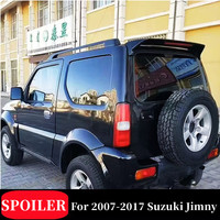 For 2007-2017 Suzuki Jimny ABS Plastic Car Rear Trunk Roof Lid Boot With Lamp Spoiler Wings Exterior Tuning Accessories Parts