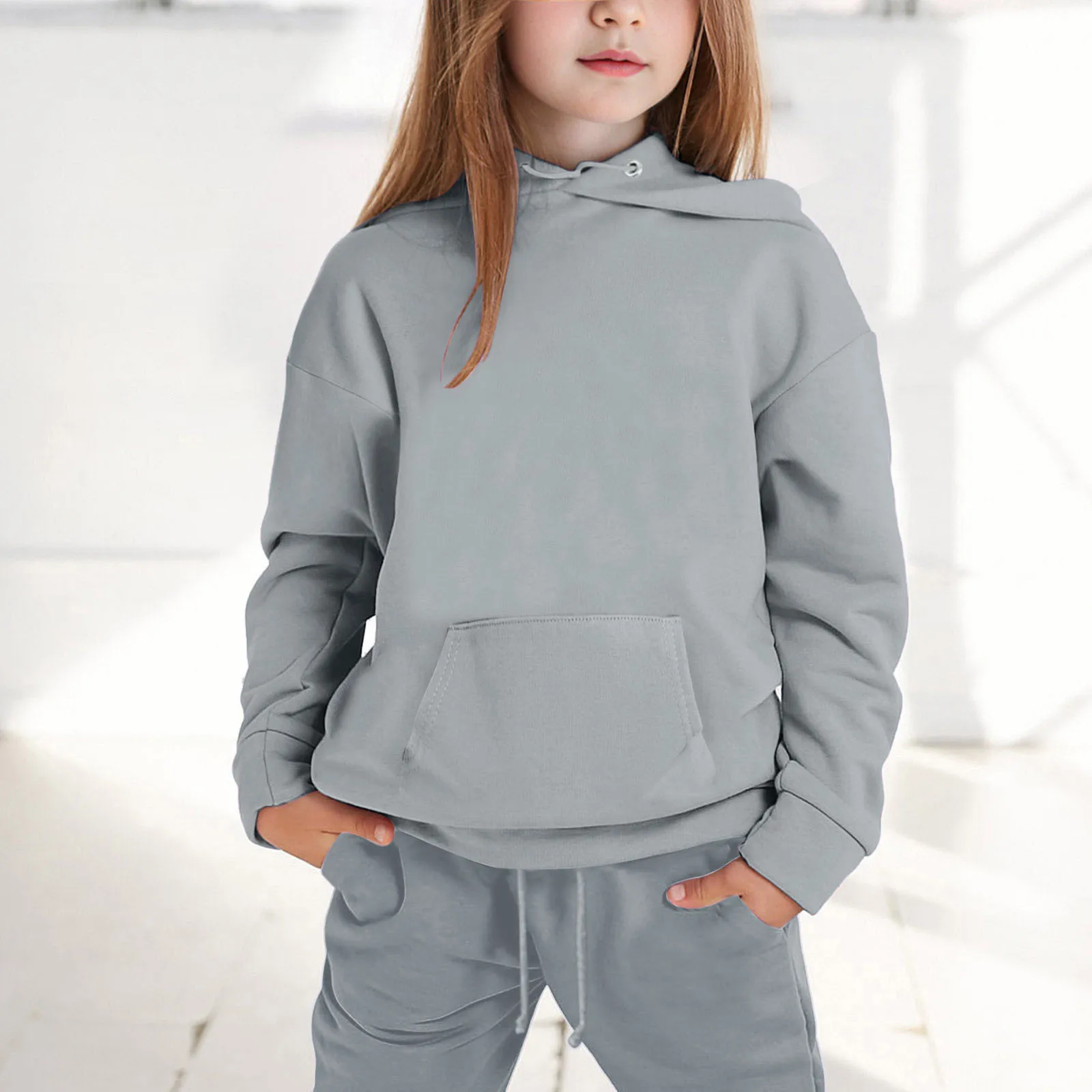 Autumn Tracksuit Sportswear SetChildren Leisure Clothes Kids Boy Suit Warm Outfit Girl Fleece Hoodies Pullover Sweatshirt Pants