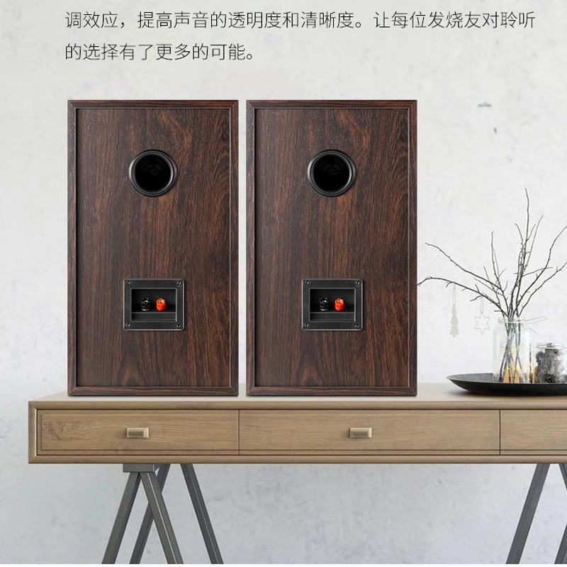 200W High-power Home 5.25/6.5/8 Inch Bookshelf Speaker Home Theater Passive Speaker HiFi Audio Speaker Fever Home Monitor Music
