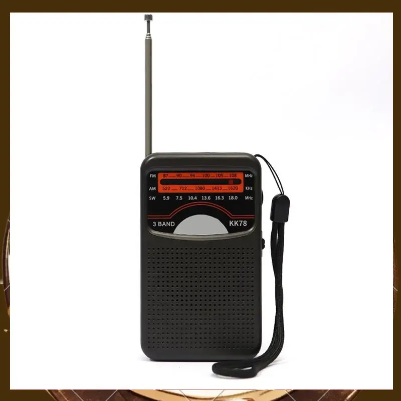 

Kk78 Универсальная аварийная стрелка Radtio Portable Sw/Am/Fm с ЖК-дисплеем, карманная указка, телескопический угол-T88C