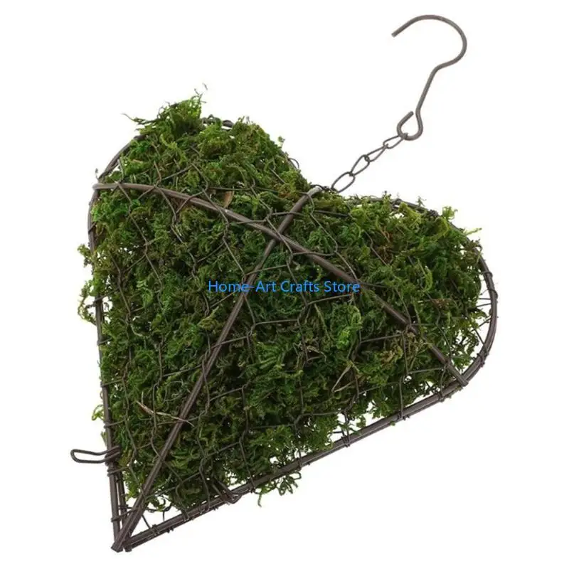 Picture 6: Y3NA 2Pcs Elegant Bird Nesting Heart Bird Nest Supply Storage Box Outdoor Decoration