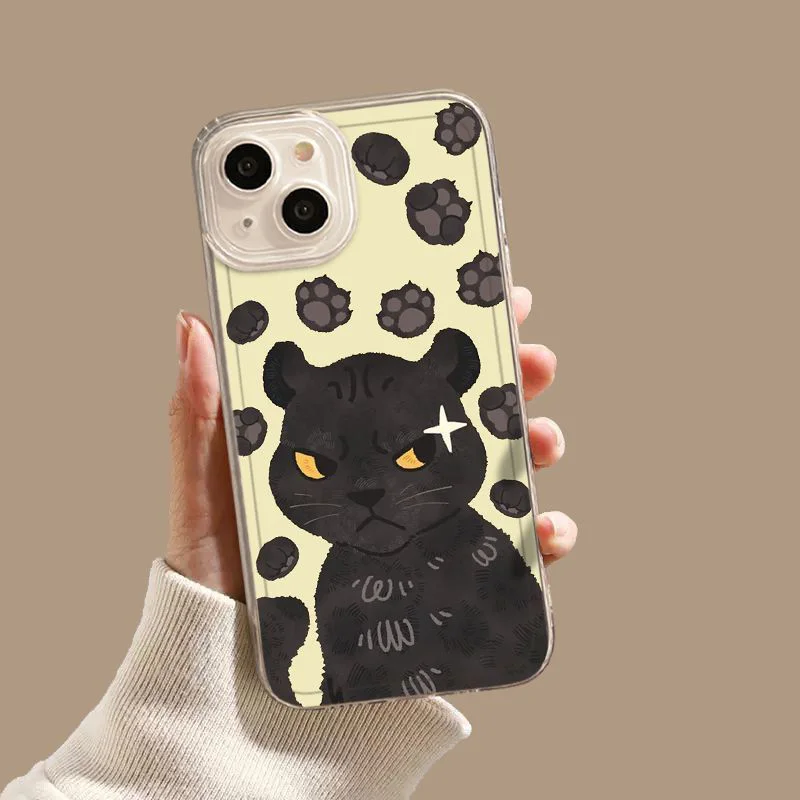 Zoo Animal Couple Phone Case, iPhone 15 11 12 14 13 Pro Max Mini XSM Poly SE2 7 8 Plus, Cute Cartoon Mobile Phone Covers, Fundas