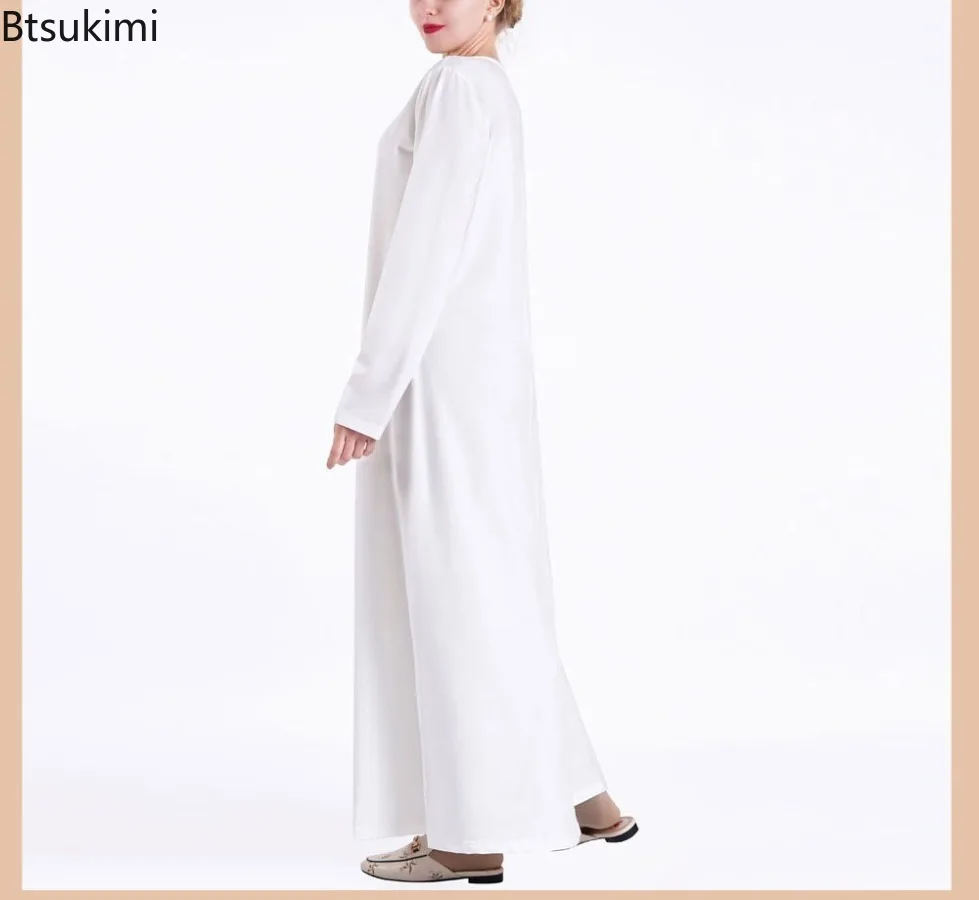 2025 새로운 블랙 화이트 스팽글 기모노 카디건 Abaya 두바이 럭셔리 이슬람 Kaftan Abayas 여성용 터키 이슬람 의류 복장