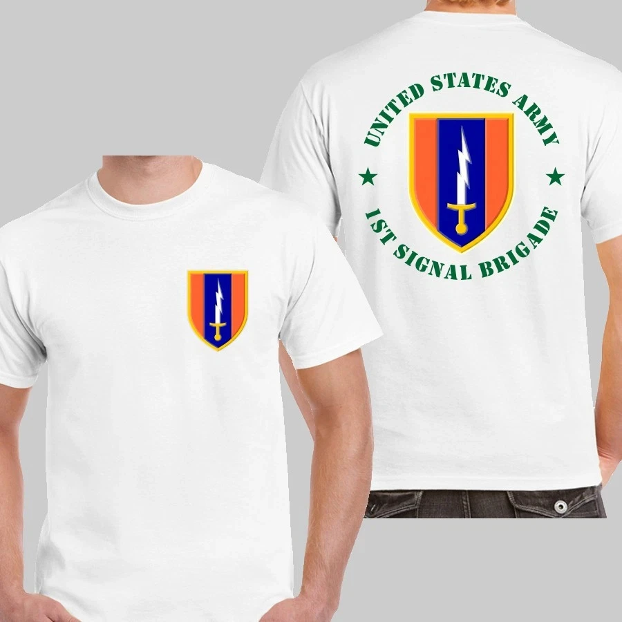 US Army 1st Signal Brigade Vietnam War History Military Style T-shirt