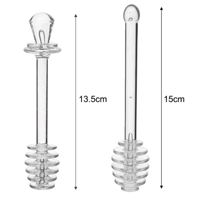 ica do miodu Łyżka do słoika z długim uchwytem Praktyczna plastikowa łyżka do miodu Mleko Herbata Długie sztyfty Wysokiej jakości narzędzie do miodu