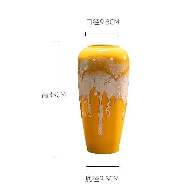 Handmade round breathable ceramic juicy flower pot home decoration