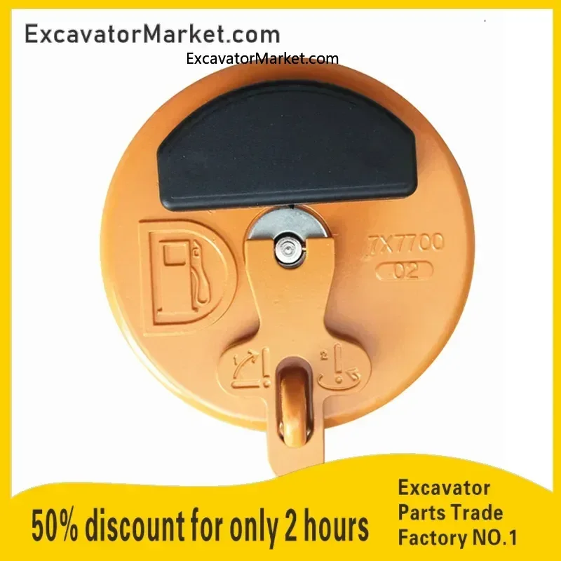 

For Excavator Caterpillar CAT 320B C 320D 336D 325D 323D 349D New Fuel Tank Cap Anti-theft Diesel Tank Cap Key High Quality