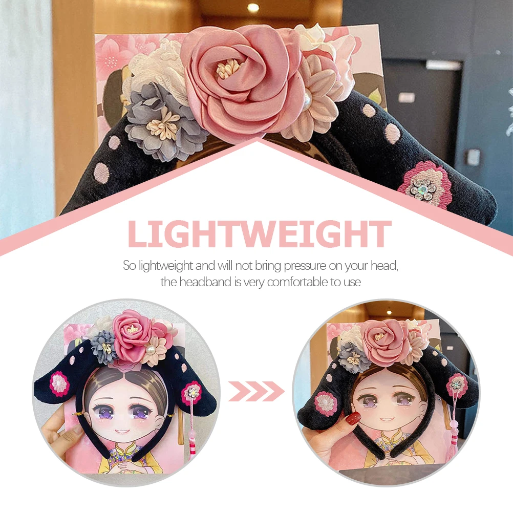 

Women Headb s Hair Accessories Lightweight Comfortable Photo Prop Kids Decorative Chinese Style Hoops Hairstyling Tools Vintage
