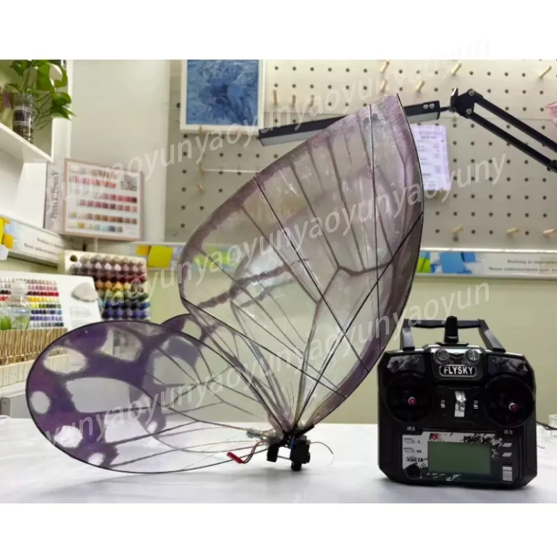 Bionic Butterfly Flapping‑Wing Remote Control Flying Toy Simulation Stage Performance Prop for Kids Party Show Entertainment