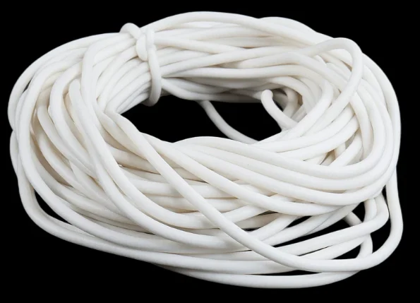 5M Round dia1 1.5 2 3 4 mm Oring line cord Foaming rubber molding damper waterproof Foamed silicone rubber seal strip