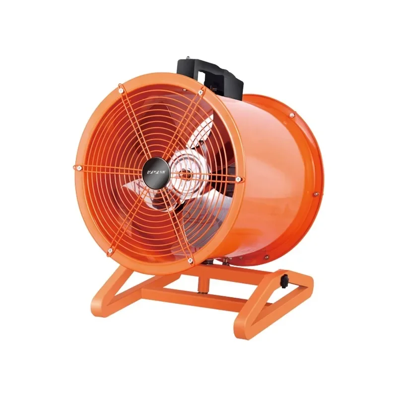 Industrial Fan Shaking Head Lie Fan Portable Axial Fan Cylinder Gun Electric Fan Strong Power