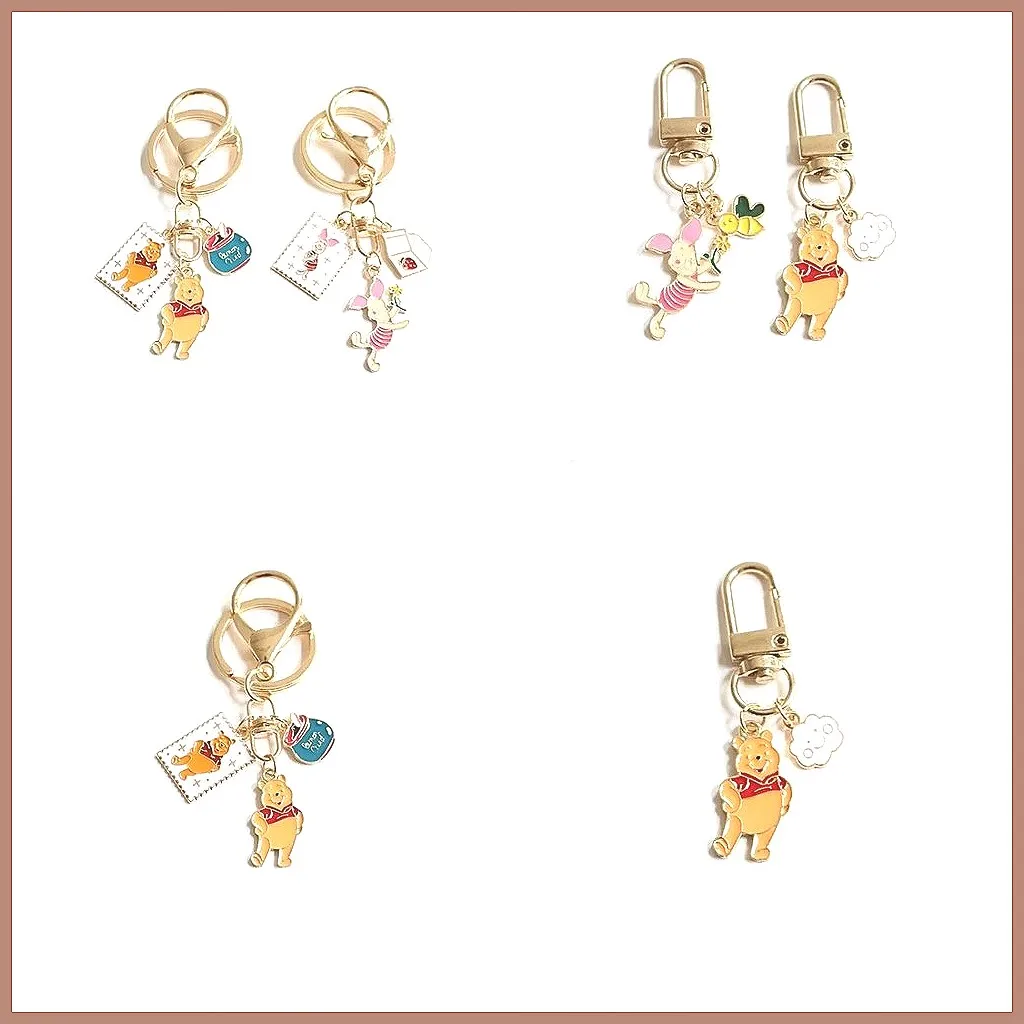 

Брелок «Пятачок Винни-Пух» Диснея, портативный кулон с милым мультяшным рисунком для модных аксессуаров