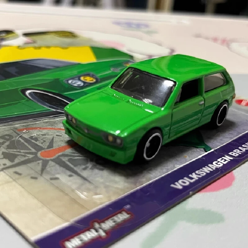 Hot Wheels Premium Autocultuur Schaal 1:64 Diecast Auto Volkswagen Brasilia Collectible Vehicle Legering Model Auto Speelgoed Voor Volwassenen