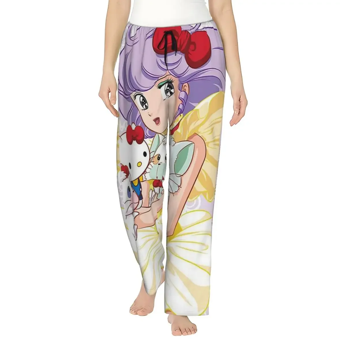 

Custom Creamy Mami Japanese Anime Women Pajama Pants Lounge Sleep Sleepwear Bottoms with Pockets