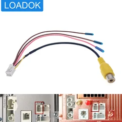 Adaptateur de câble d'entrée vidéo pour voiture, 6 broches, DVD, radio, caméra RCA, connecteur de fil pour Flyaudio G6S, G7, G8, G9, 6600, 7600, navigation Android