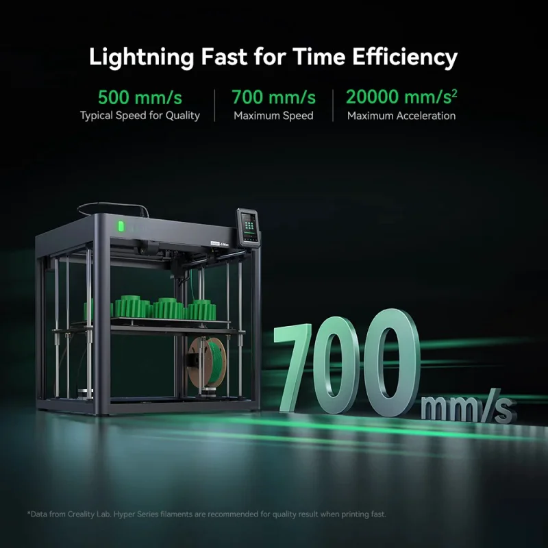 Global Version For Ender-5 Max High-Speed FDM 3D Printer PLA 400x400x400mm Build Volume Leveling Heated Bed WiFi USB 1 Year
