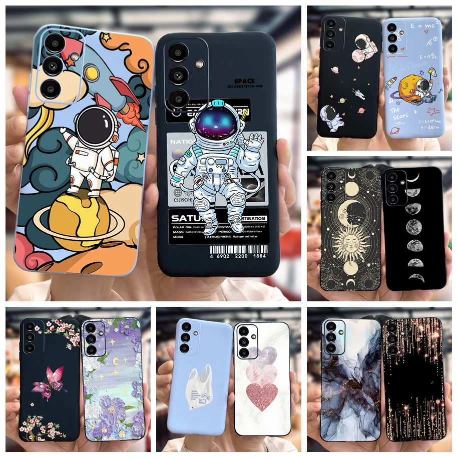 For Samsung A04S Case SM-A047F Cover Popular Rocket Astronaut Soft TPU Phone Case For Samsung Galaxy A04 A04E A042F A045F Bumper