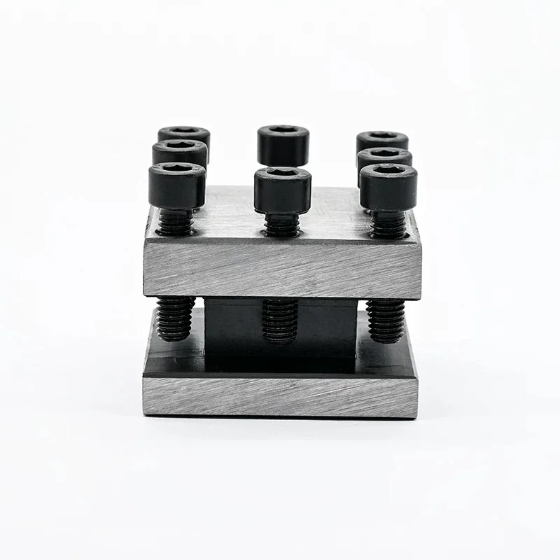Free Shipping CZJXOOUS Lathe Accessories Square Tool Post for 210 Lathe, Four-Position Tool Holder, 60mm and 80mm Square