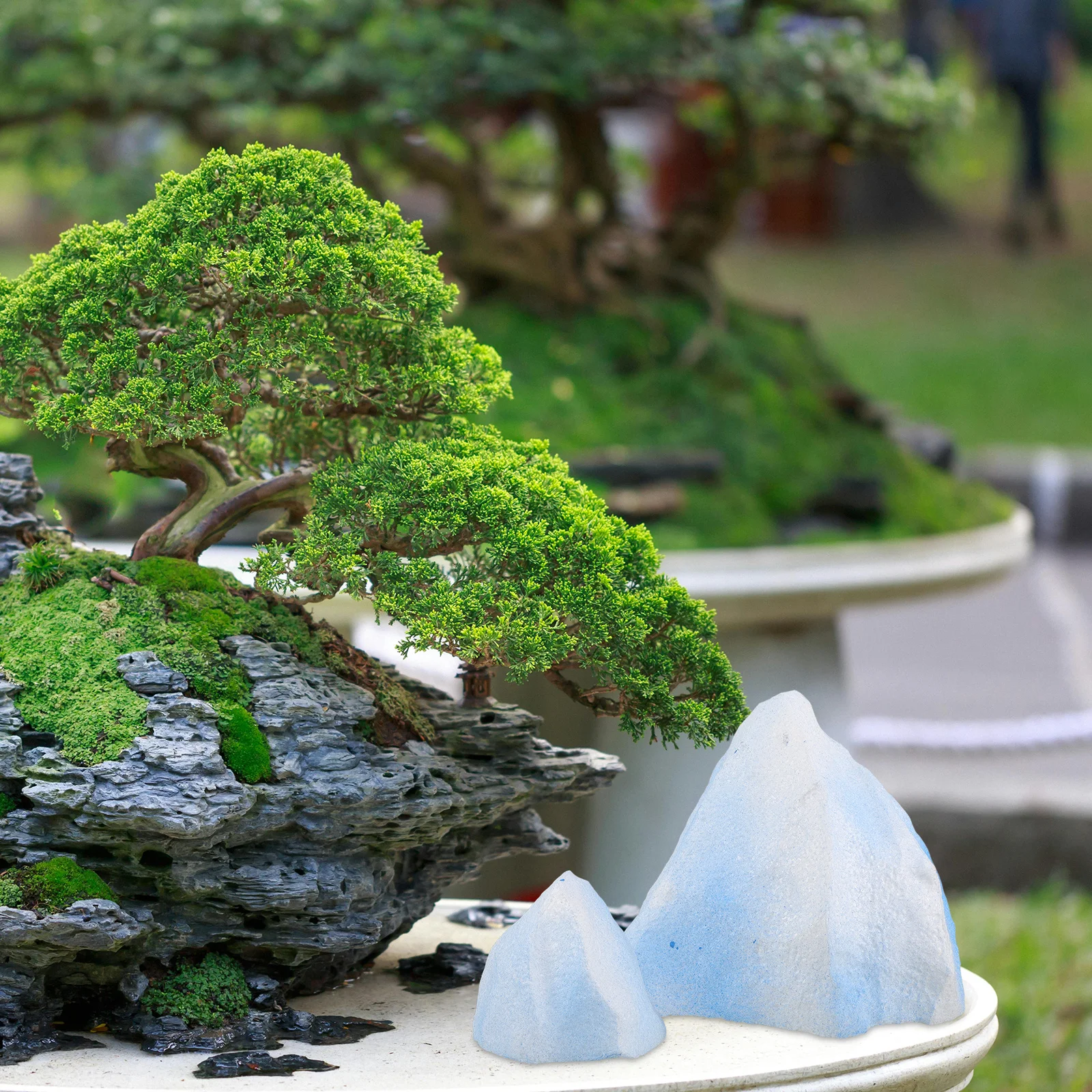 

2Pcs Simulation Iceberg Decoration Realistic Foam Iceberg Prop Mini Faux Ice Scenery Tabletop Ornament Aquarium Accessories