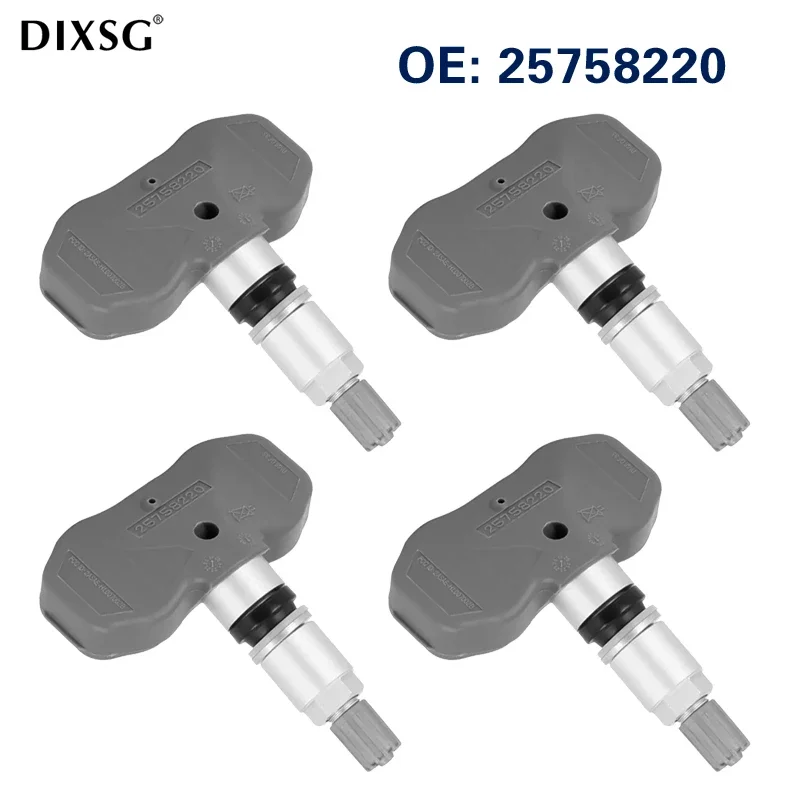 

4 шт. датчиков давления в шинах TPMS 25758220, 315 МГц, для Chevrolet Corvette 2DR, Chevrolet Corvette Convertible 2005-2013