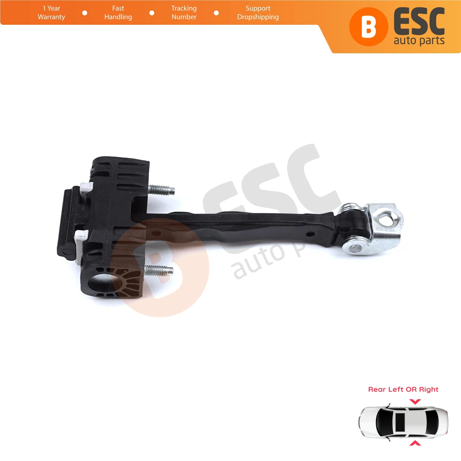 EDP1329 Rear Left or Right Door Catch Hinge Brake Stop Check Limiter for Peugeot 508 508L MK2 R83 2018-On 4/5 Door 9816673280