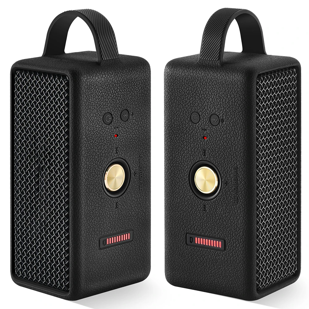 

Силиконовый чехол для переноски с ручкой, чехол для динамика от падения, складной защитный чехол для портативного динамика Marshall EMBERTON III