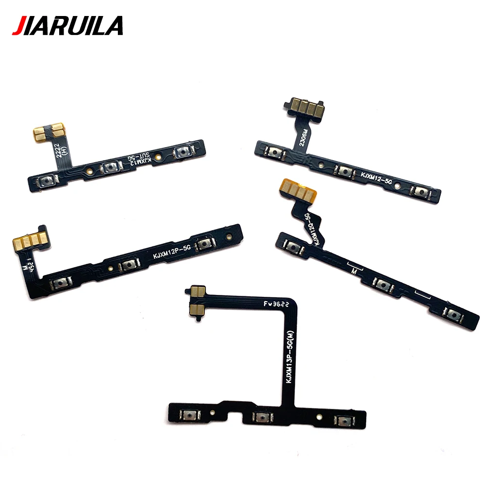 Power Switch On/Off Button Volume Key Button Flex Cable For Xiaomi Mi 11 12 12S 13 Lite Pro