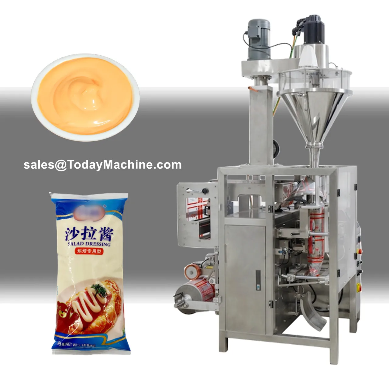 Collar Type Packaging Machine for Milk Powder Coffee Tea Bagging Pouch Form Fill Seal Machine