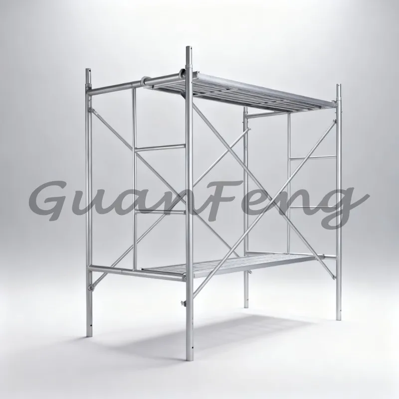 Galvanized Thickened Mobile Scaffolding Safety Climbing Ladder for Maintenance