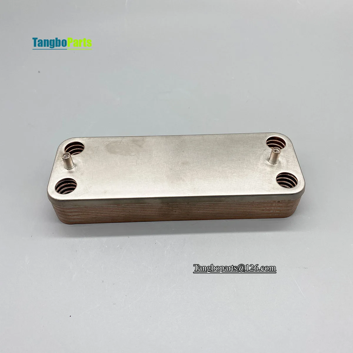 Heating Furnace Parts Secondary Heat Exchanger 175mm 12-Plates Plate Exchanger For Protherm Gas Boilers Replace