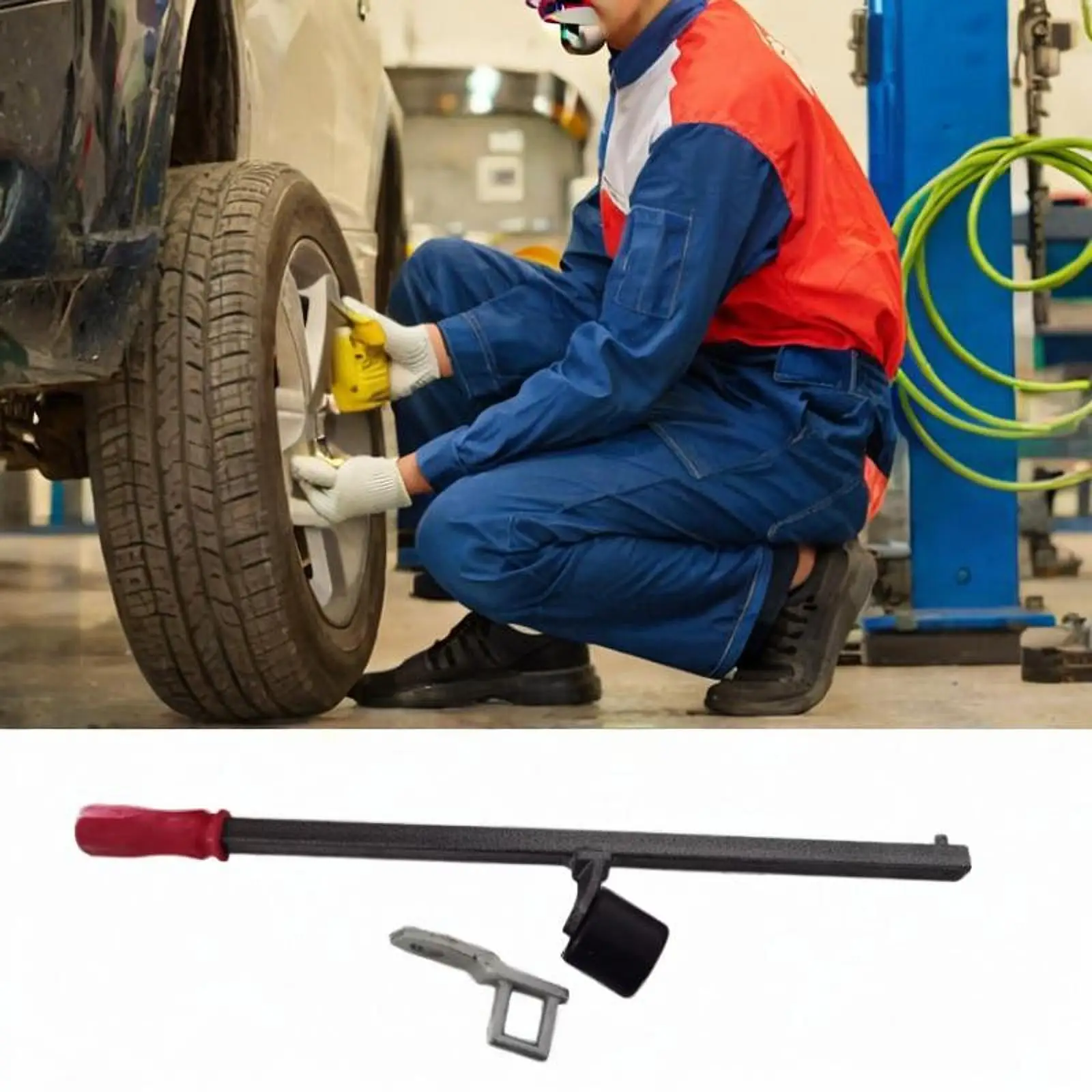 Portable Tire Changing Tool Alloy Steel Tire Removal Machine Efficient Manual Tire Mount for Car Tire Repair Kit
