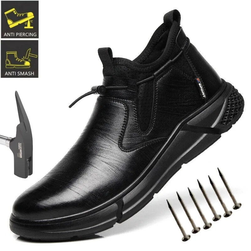 Puncture-proof Outsole Slip Resistant Protection Safety Shoes Indestructible Safety Shoes Steel Toe Security Protective Shoes