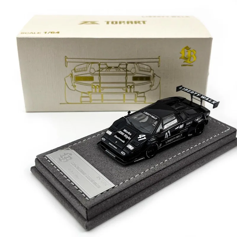 

В наличии 1:64 LBWK Lamborghini Countach # Модель автомобиля из литого под давлением сплава Contash 41, праздничная подарочная игрушка для мальчиков, декоративный предмет для взрослых.