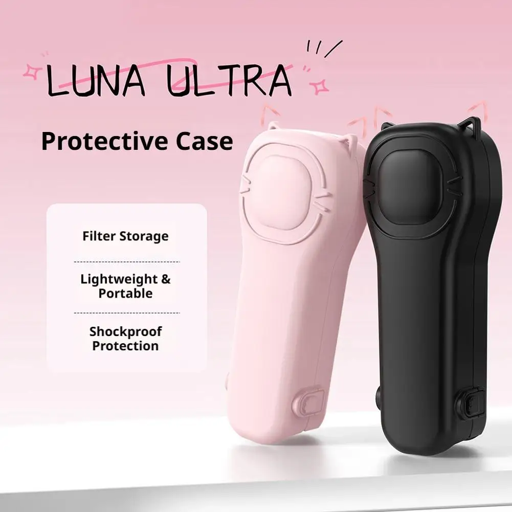 Hard Protective Case For Insta360 Luna UItra Camera Lens & Screen Protector Guard W Anti-Lost Lanyard Travel Accessories
