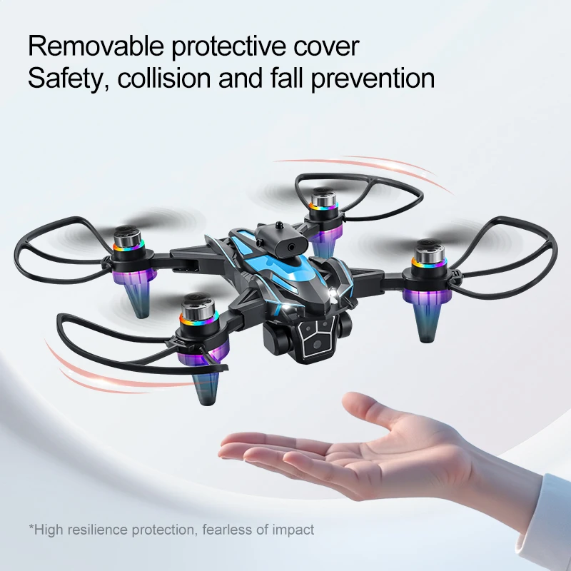 Outdoor Aerial Drone Electric Dual Camera 90° 120° Wide Angle HDR Video Gesture Photo Video Dual Camera Switch HD Large Screen RC Drone view 2